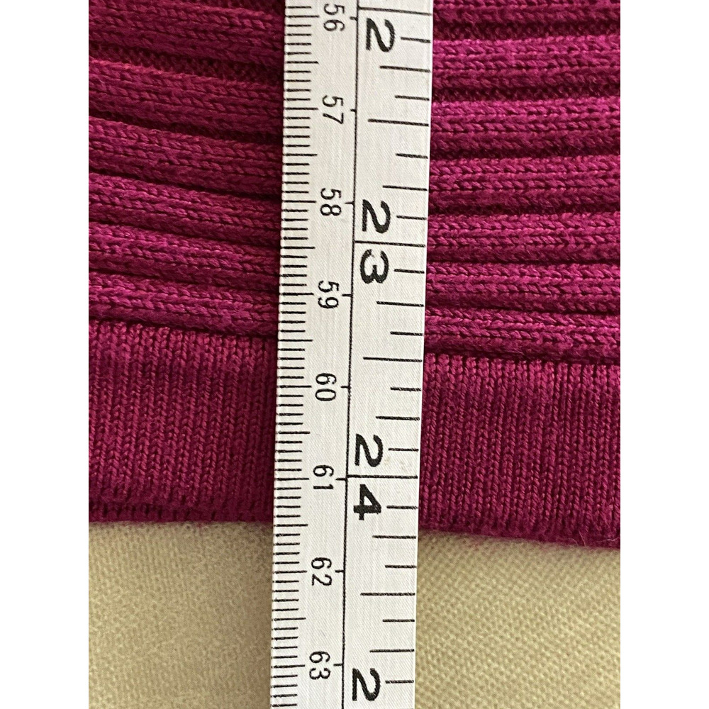 Chico’s NWT Avery Boat Neck Rib 3/4 Sleeve Pullover Sweater Pink/Berry Size‎ L/2 - Picture 12 of 12